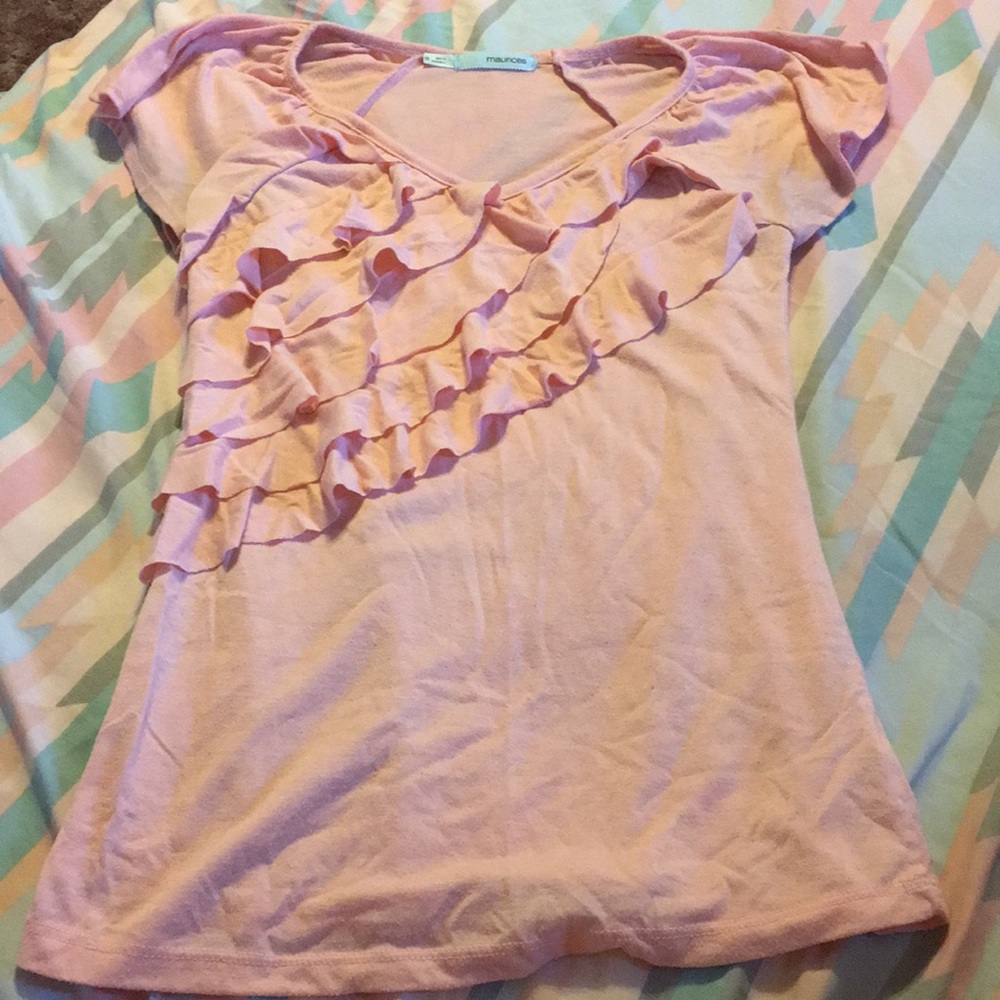 Light pink top